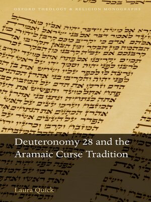 cover image of Deuteronomy 28 and the Aramaic Curse Tradition